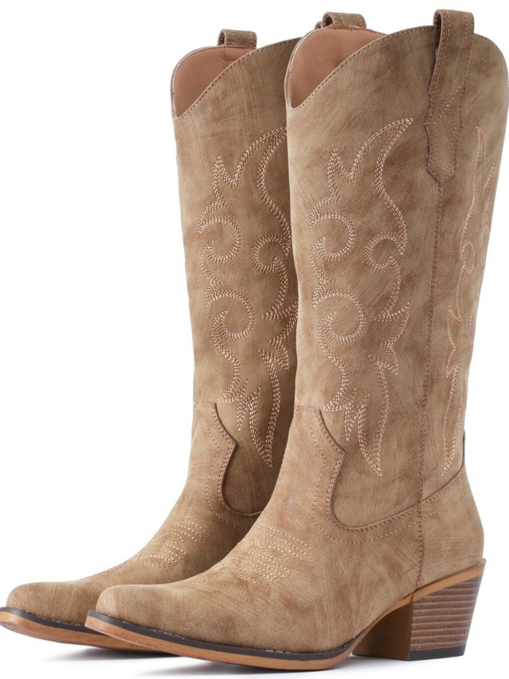 Cowboy Boots For Women Western Cowgirl Classic Mid Calf Snip Toe Boot